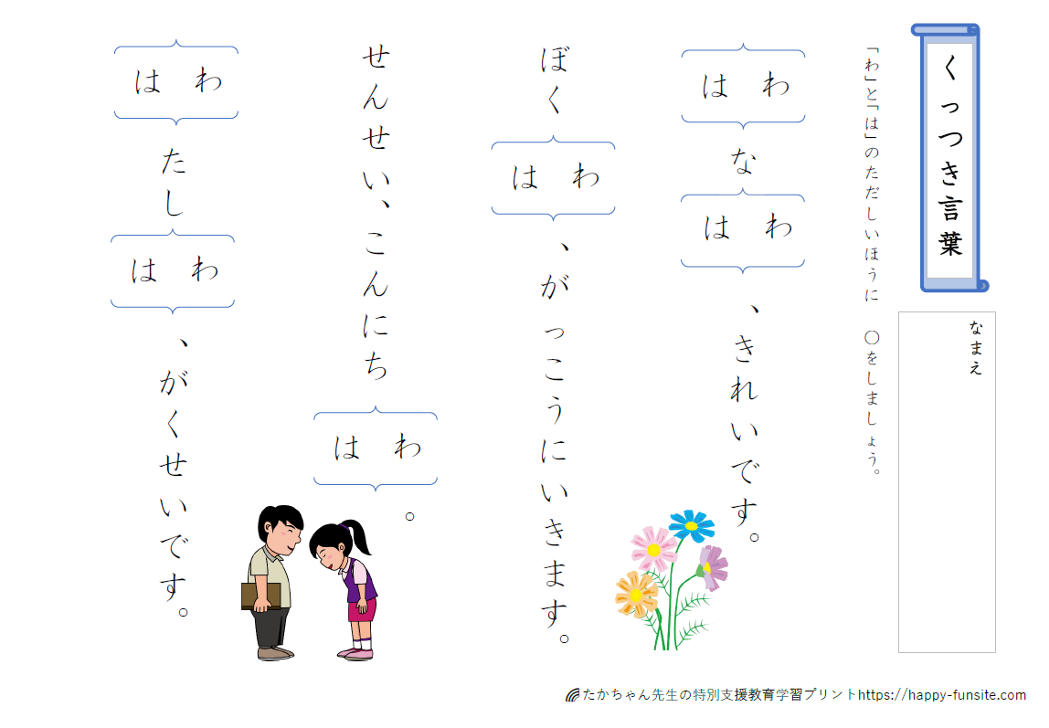 は わ